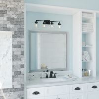 Mason 4-Light Charcoal Black Vanity Light