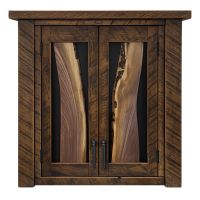 Walnut Falls Rustic Toilet Topper