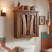 Walnut Toilet Topper: Some lifestyle images are created with AI for visualization purposes. Crafted from natural solid wood, each piece is unique and will vary.