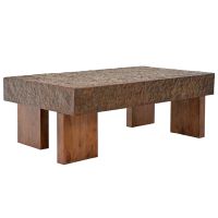 Metal Block Cocktail Table