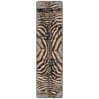 Midnight Zebra Runner Rug - Rawhide