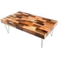 Modern Rustic Hairpin Coffee Table - Mosaic