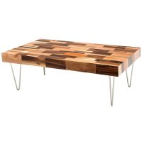 Modern Rustic Hairpin Coffee Table - Mosaic