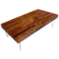 Modern Rustic Hairpin Coffee Table - Reclaimed Wood