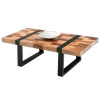 Modern Wood Coffee Table - Smooth Reclaimed Wood