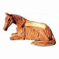 Driftwood Horse Bench with Custom Outdoor Finish
