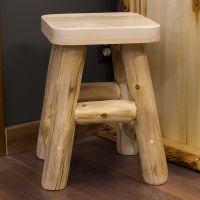 Rustic Log All-Purpose Stool