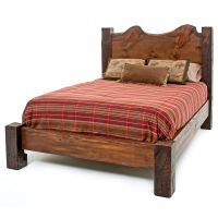 Natural Slab Barnwood Bed
