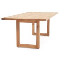 Natural Wood Contemporary Dining Table