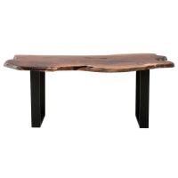 Natural Wood Slab Desk