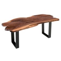 Natural Wood Slab Desk