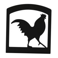 Wrought Iron Rooster Napkin Holder