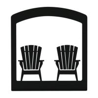 Wrought Iron Adirondack Napkin Holder