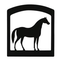 Wrought Iron Horse Napkin Holder