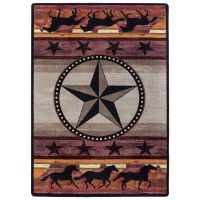 Night Stampede Area Rugs