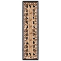 Northern Wildlife Runner Rug - Brown Shades