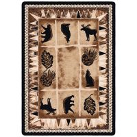 Northern Wildlife Rug - Brown Shades