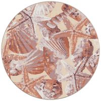 Ocean Mist Area Rug - Coral