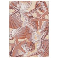 Ocean Mist Area Rug - Coral