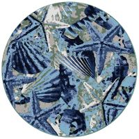 Ocean Mist Area Rug - Indigo