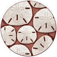 Ocean Treasure Area Rug - Coral