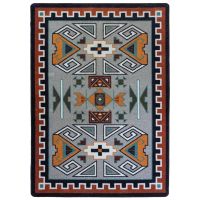 Four Rams Rug - Rust