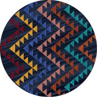 Time Travel Rug - Velvet