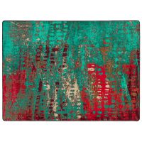 Forward Shift Turquoise Rug