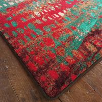 Forward Shift Turquoise Rug