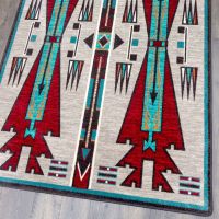 Horse Thieves Rug - Electric