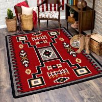 Old Crow Rug - Red