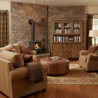 Cedar Log Hutch: Some lifestyle images are created with AI for visualization purposes. Crafted from natural solid wood, each piece is unique and will vary.