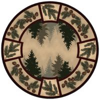Pine Forest Area Rug - Maize