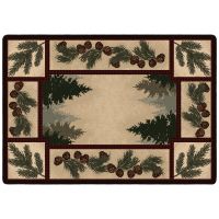 Pine Forest Entry Rug - Maize