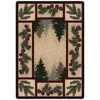 Pine Forest Rug - Maize