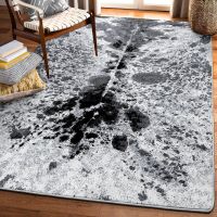 Pioneer Longhorn Rug - Black & White