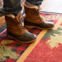 Plaid Woodsman Rug