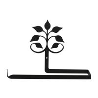Wrought Iron Leaf Fan Paper Towel Holder
