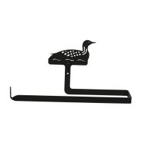 Wrought Iron Loon Paper Towel Holder