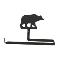 Wrought Iron Bear Paper Towel Holder
