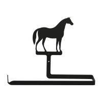 Wrought Iron Horse Paper Towel Holder