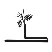 Wrought Iron Pinecone Paper Tower Holder