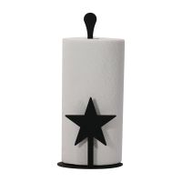 Wrought Iron Star Paper Towel Stand