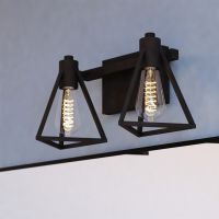 Ravenna 2 Light Vanity Matte Black