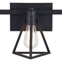 Ravenna 3-Light Matte Black Vanity Light