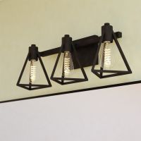 Ravenna 3-Light Matte Black Vanity Light