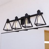 Ravenna 4-Light Matte Black Vanity Light