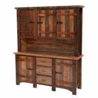Reclaimed Heritage Shady Bay Barn Wood Buffet & Hutch