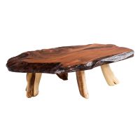 Redwood & Juniper Log Coffee Table