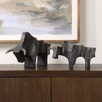 Regal Bull Sculptures